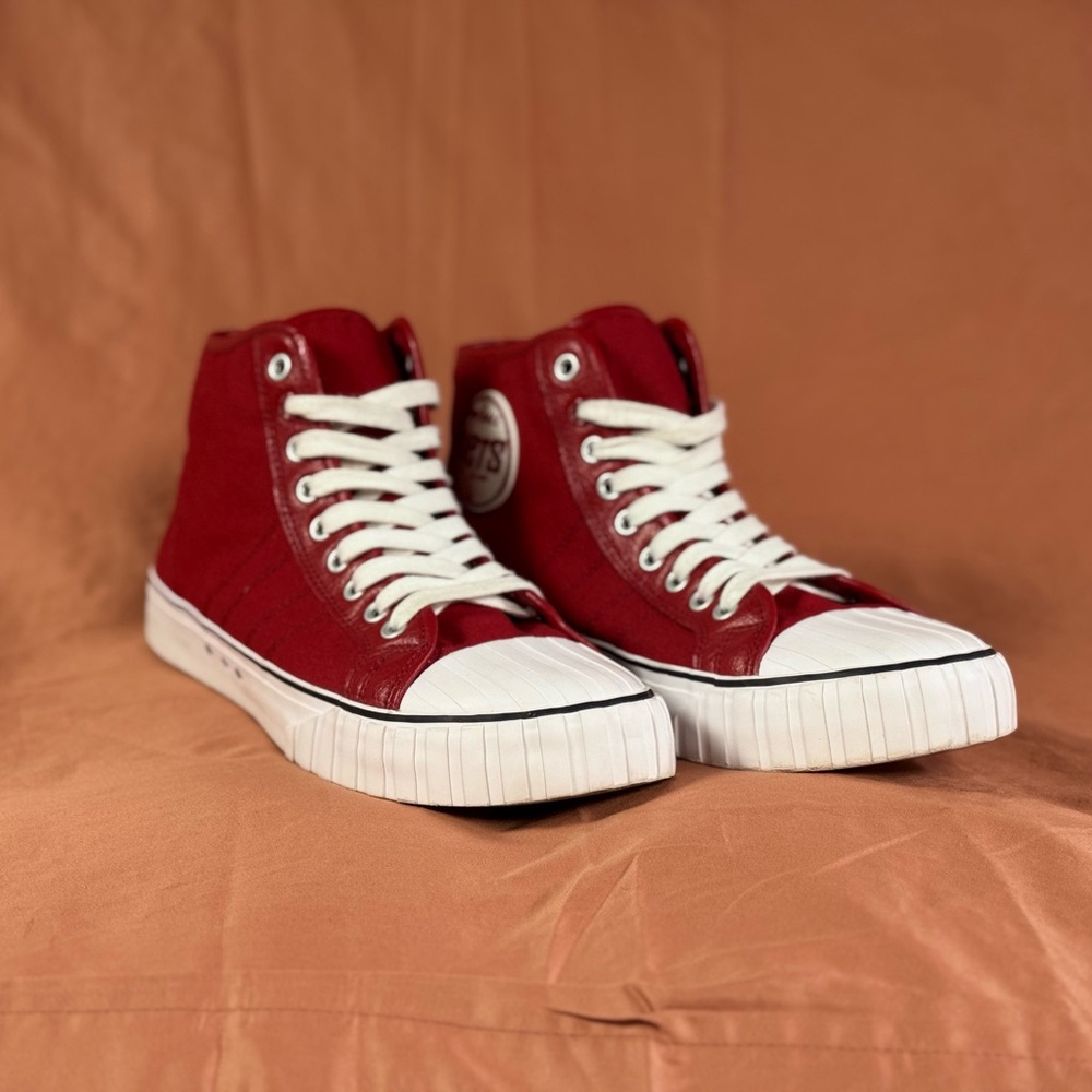 Red High-Top Sneakers Red Ball Jets